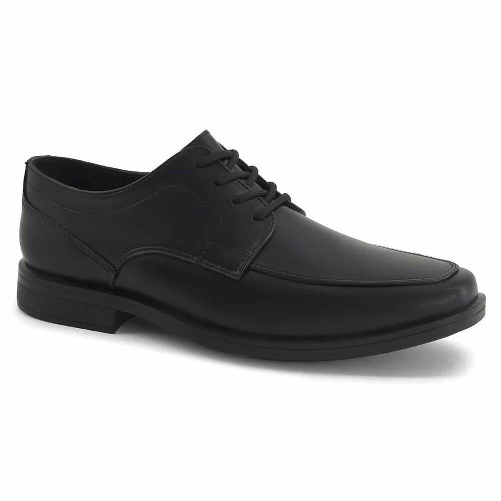 NEW FERRATO men's oxford dress shoe in black